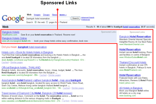 sponsored listings